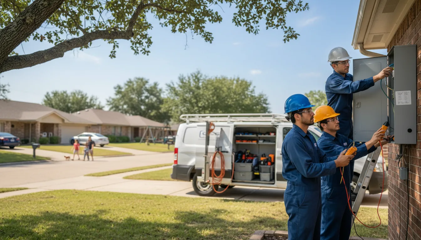 Certified electrician providing emergency electrical services in Burnt Prairie, IL